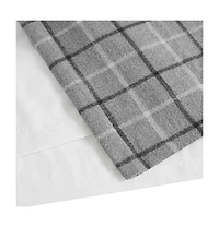 Anaheim Plaid Curtain 1 Panel for bedroom, Rob Pocket/Back Tab fit up to 1.25 inches rod Single Living Room, Width 50 length 95 inch