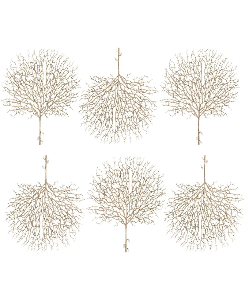 Slickblue Set of 6 Glitter Sprays – Sparkling Accents for Holiday and Seasonal Decor