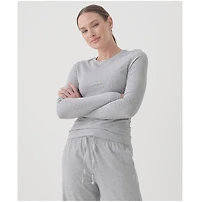 Pact Women's Organic Cotton Cool Stretch Fitted Long Sleeve Tee