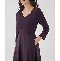 Pact Women's Organic Cotton Fit & Flare Midi Party Dress