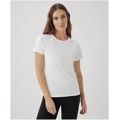 Pact Women's Organic Cotton Softspun Crew Neck Tee