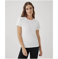 Pact Women's Organic Cotton Softspun Crew Neck Tee