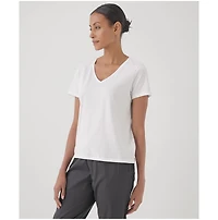 Pact Women's Softspun V-Neck Tee
