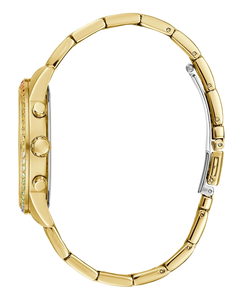 Guess Women's Analog Gold Tone Stainless Steel Watch, 40mm