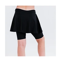 Calypsa Big Girls Midi Swim Skort