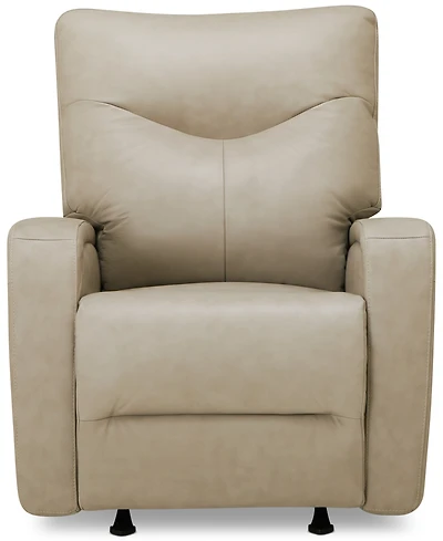 Trolan Leather Power Rocker Recliner, Created for Macy's