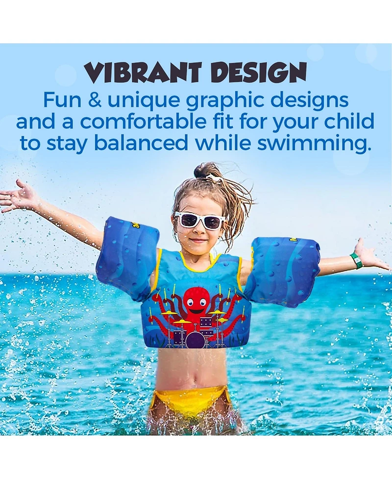 Body Glove Paddle Pals Life Jacket - Uscg Approved Kids Swim Vest