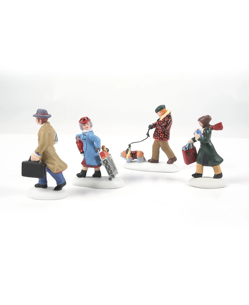 Department 56 Villages Busy City Sidewalks
