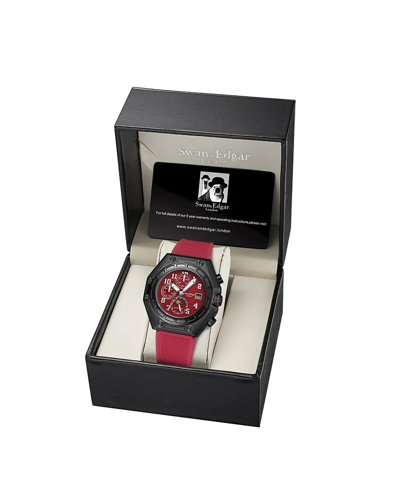 Swan and Edgar SE00981 Swan & Edgar Hand Assembled Fortress Automatic Red