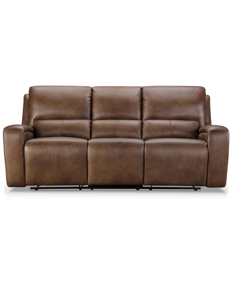 Abbyson Living 86" Leather Power Reclining Sofa