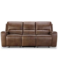 Abbyson Living 86" Leather Power Reclining Sofa