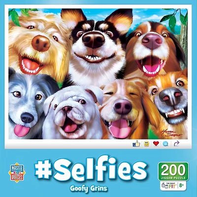 Selfies - Goofy Grins 200 Piece Jigsaw Puzzle