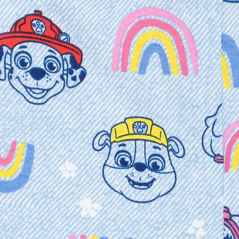 Paw Patrol Rubble Marshall Chase Girls T-Shirt and Leggings Outfit Set Toddler |Child
