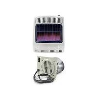 Mr. Heater 20K Btu Natural Gas Blue Flame Heater with Built In Vent Free Blower