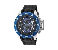 Invicta Men's I-Force Quartz Multifunction Black Dial Polyurethane Watch