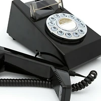 Gpo Retro Gpotrmb Trim phone Desktop or Wall Mountable - Black