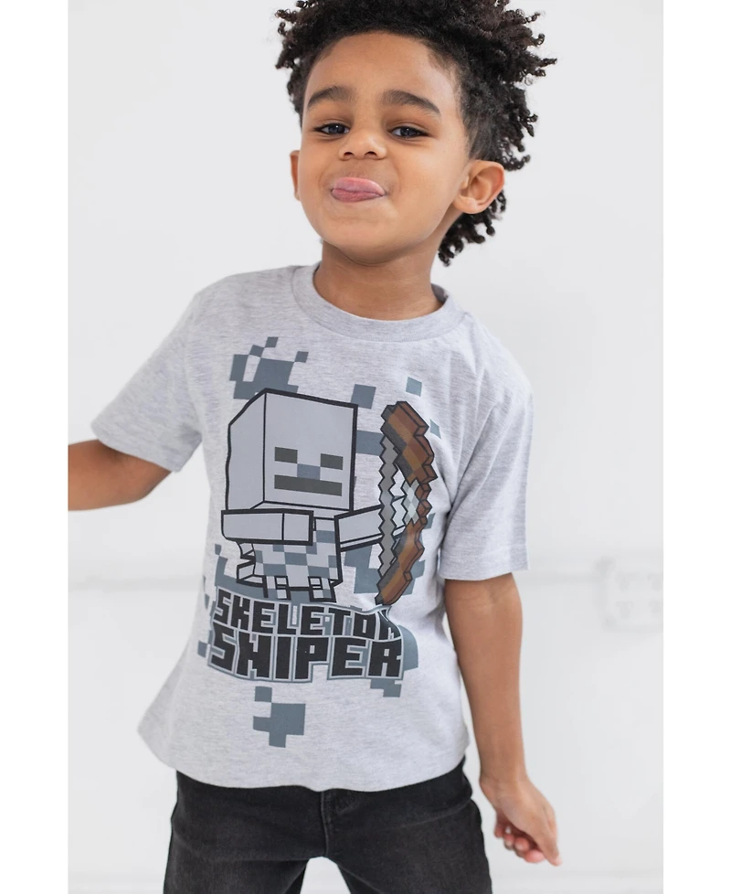 Minecraft Boys 3 Pack T-Shirts