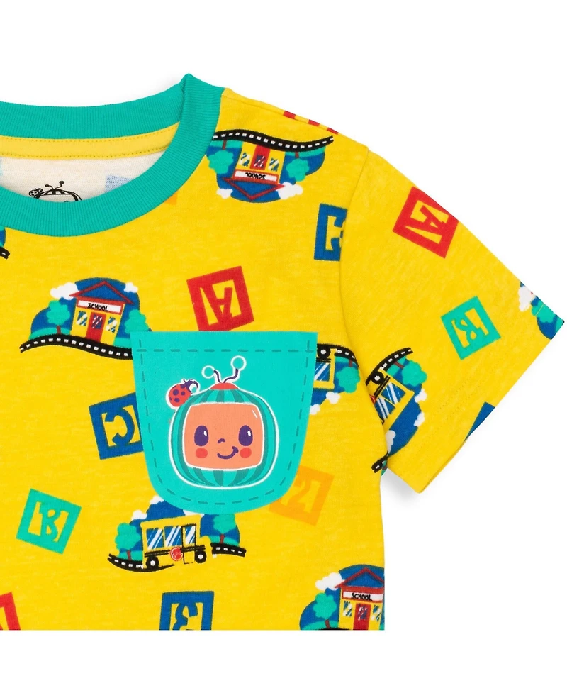 CoComelon Toddler Boys Jj 3 Pack T-Shirts to