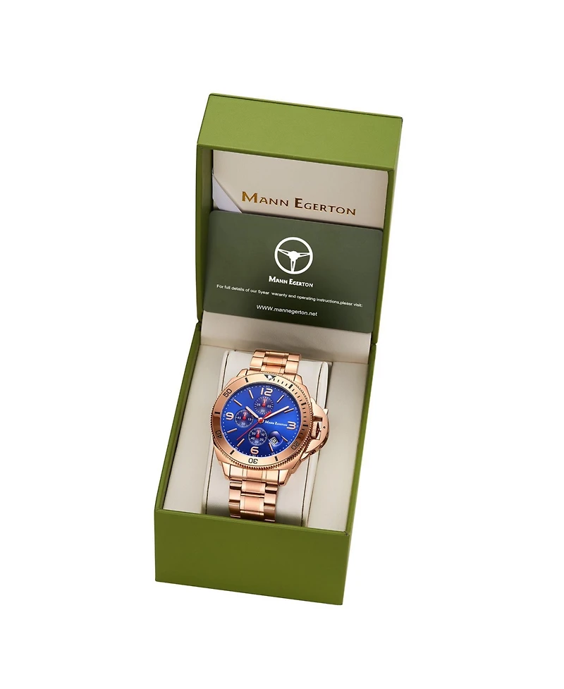 ME0072 Limited Edition Mann Egerton Hand Assembled Time Guarder Rose
