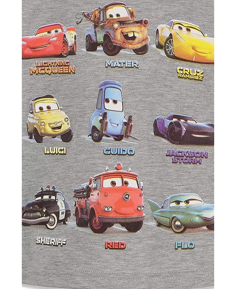 Cars Little Boys Tow Mater Lightning McQueen 3 Pack T-Shirts