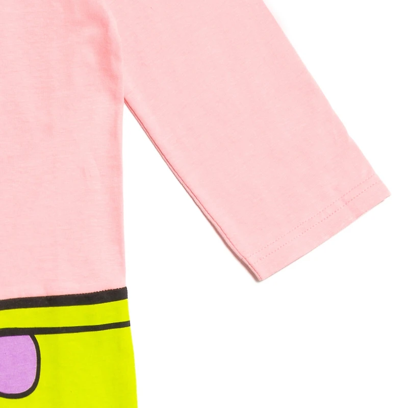 SpongeBob SquarePants Toddler Boys Patrick Zip Up Cosplay Costume Coverall to