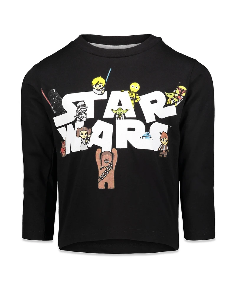 Starwars Toddler Boys Star Wars The Mandalorian 2 Pack T-Shirts to