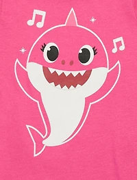Baby Shark Toddler Girls Pinkfong 3 Pack T-Shirts