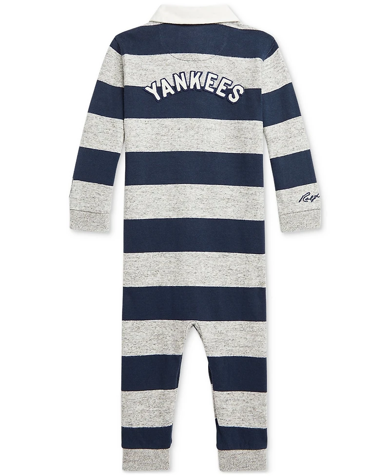 Polo Ralph Lauren Baby New York Yankees Striped Cotton Coverall