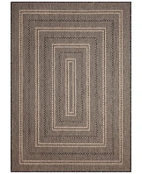Liora Manne' Monaco Multi Border 7'10"x9'10" Area Rug