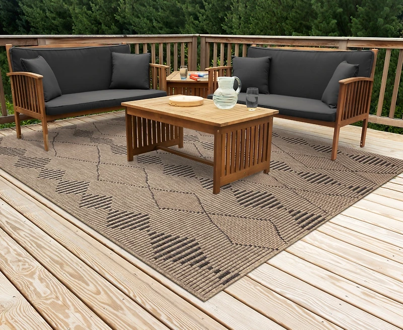Liora Manne' Monaco Diamonds 3'3"x4'11" Area Rug