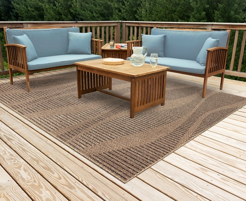 Liora Manne' Monaco Wave 3'3"x4'11" Area Rug