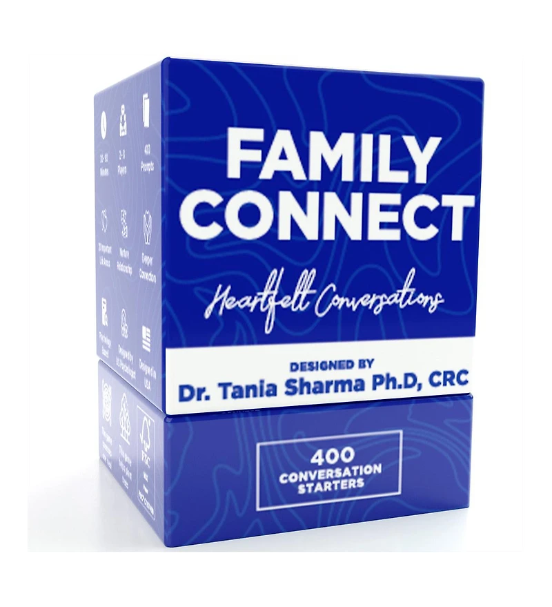 Family Connect: 400 Expert-Crafted Conversations to Bring Your Family Closer - The Ultimate Bonding Game for Kids, Teens & Adults