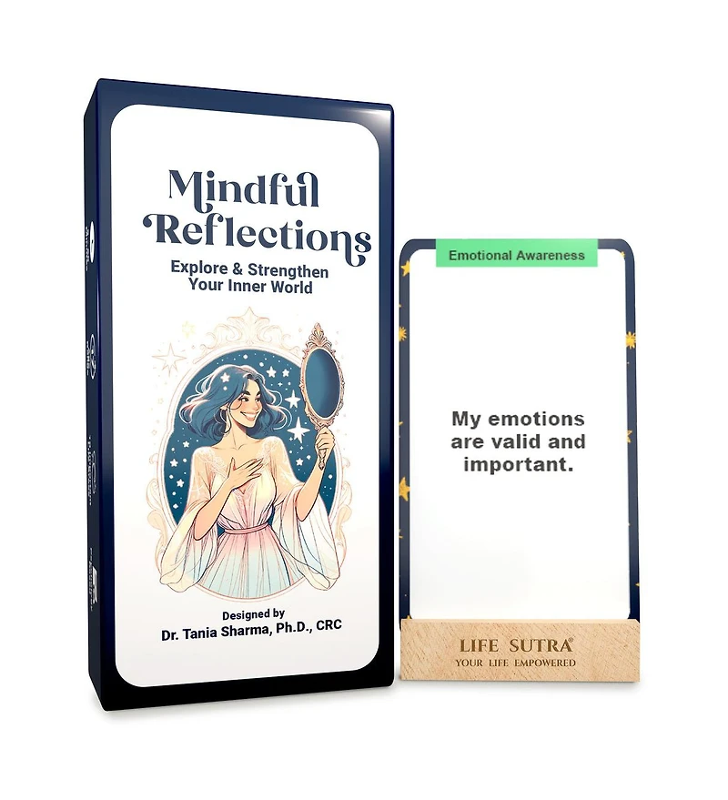 Mindful Reflections: 80 Psychologist-Designed Affirmation Cards with Action Plans - Transform Your Life with Daily Mindfulness Practice