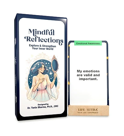 Mindful Reflections: 80 Psychologist-Designed Affirmation Cards with Action Plans - Transform Your Life with Daily Mindfulness Practice