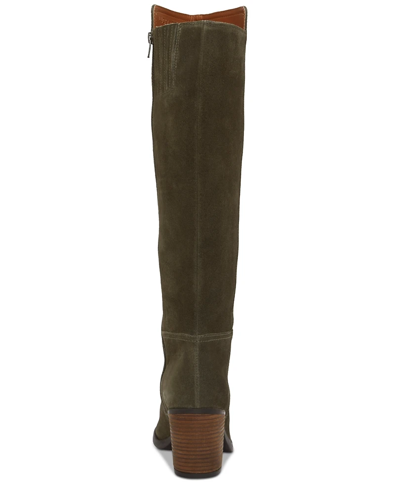Lucky Brand Women's Bonnay Extra Wide Calf Knee-High Dress Boots