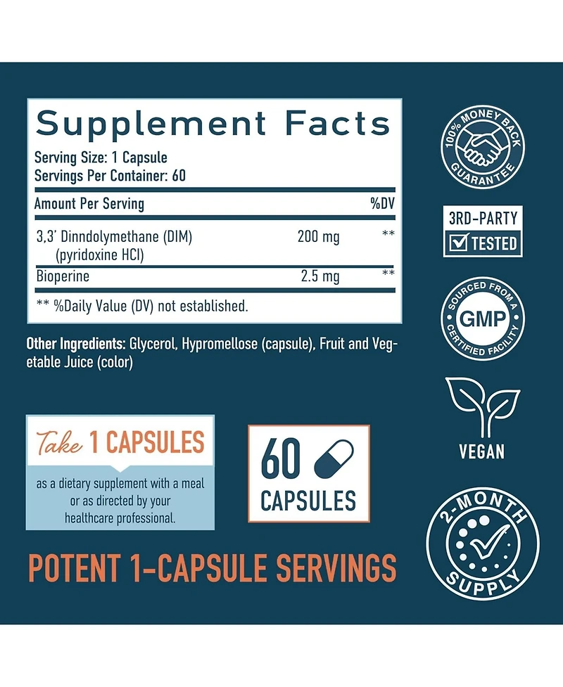 Dim 200mg Beadlet, 60ct