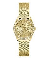 Guess Women's Analog Gold Mesh Watch 32mm