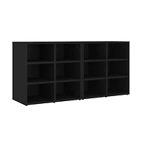 Shoe Cabinets 2 pcs Black 20.7"x11.8"x19.7"