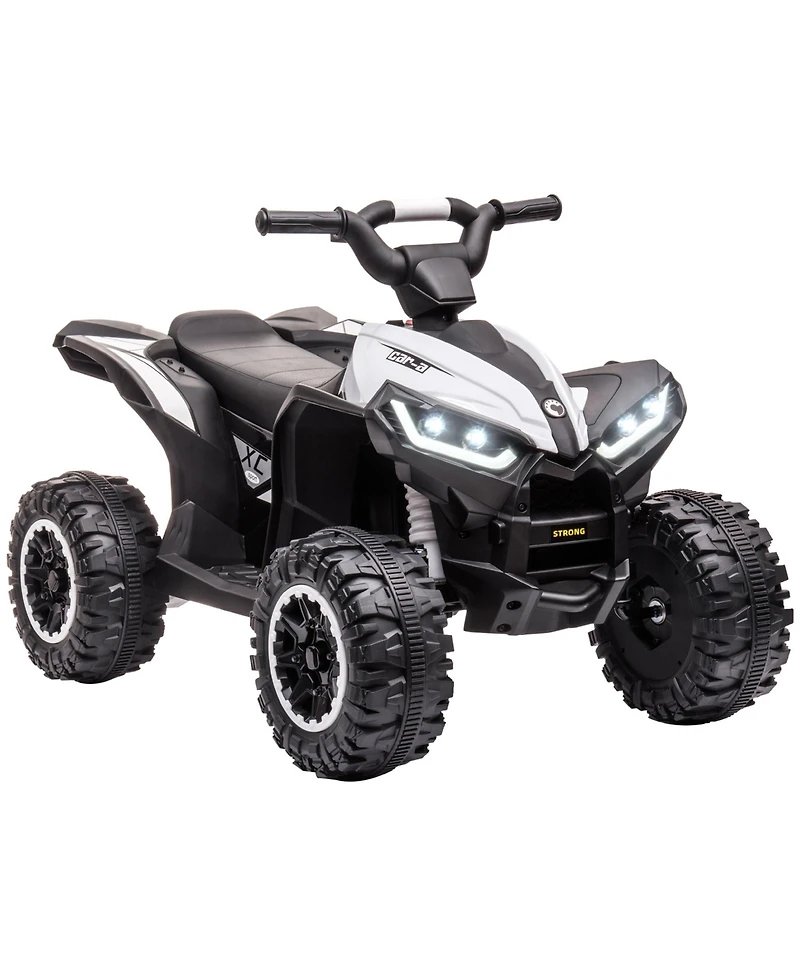 Aosom 12V Kids Atv Quad Car with Forward & Backward Function
