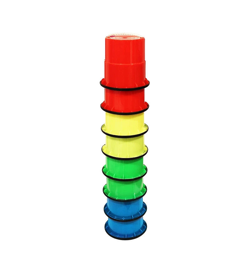 Bintiva Balance Bucket Stilts - 4 Pack Multicolor