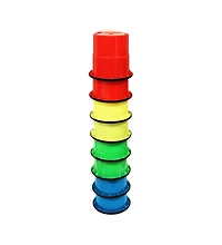 Bintiva Balance Bucket Stilts - 4 Pack Multicolor