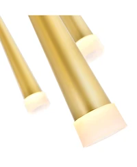 Cwi Lighting 18" Metal Andes Led Multi Light Pendant