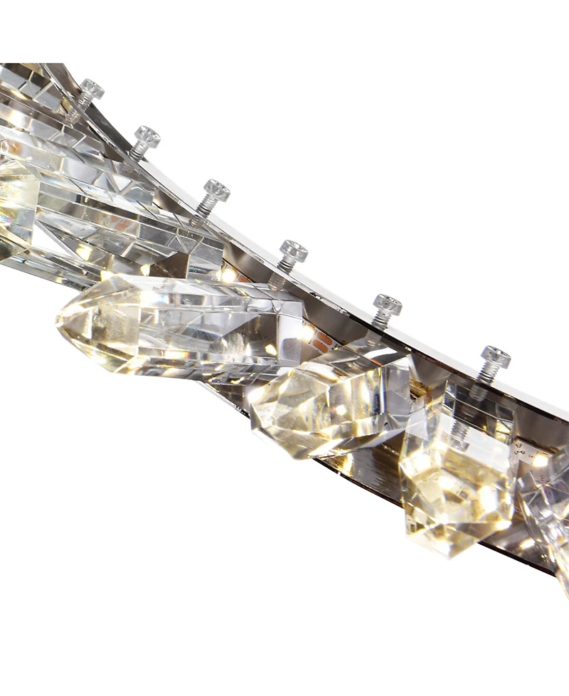 Cwi Lighting 4" Metal Arctic Queen Led Up Chandelier