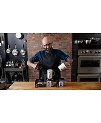 Babish Carving Fork and Whisk Latte Tattoo Mug, 15oz
