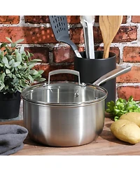 Babish Stainless Steel 3.5qt Triply Professional Grade Sauce Pan