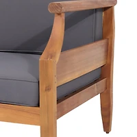 Streamdale Mid-Century Luxe Sofa Acacia & Water-Resistant