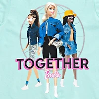 Barbie Little Girls 3 Pack T-Shirts