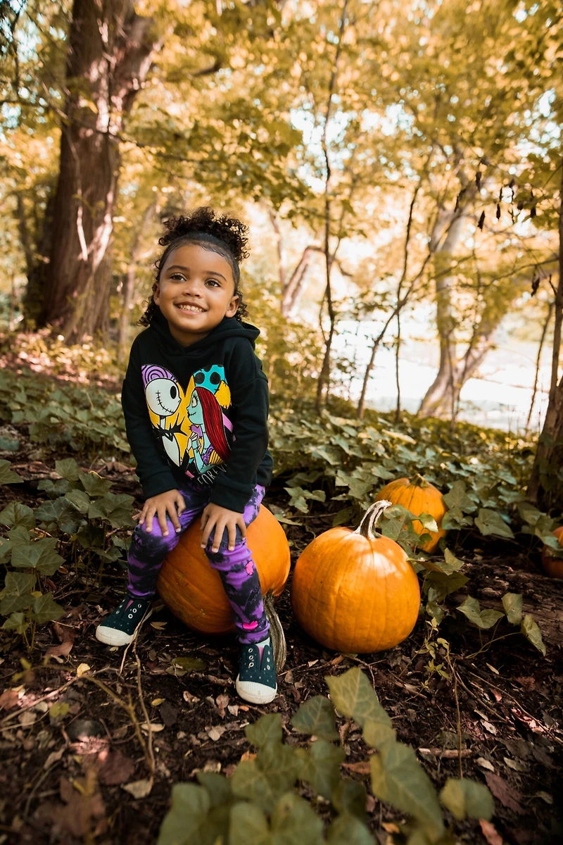 Nightmare Before Christmas Girls Winnie the Pooh Fleece Hoodie and Leggings Outfit Set