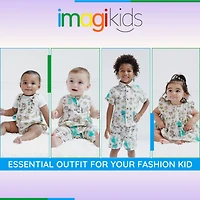 Toy Story Baby Boys Cotton Gauze Matching Family Henley Sleeveless Romper