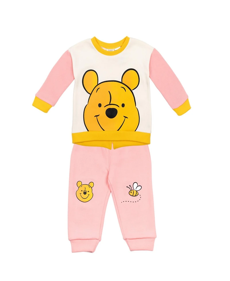 Winnie the Pooh Toddler Girls Fleece Sweatshirt and Pants Set